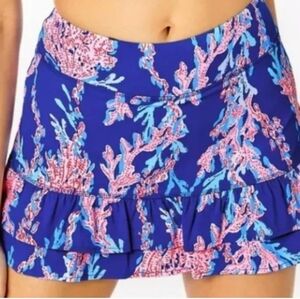 Lilly Pulitzer Luxeletic Fern Skort Size Small